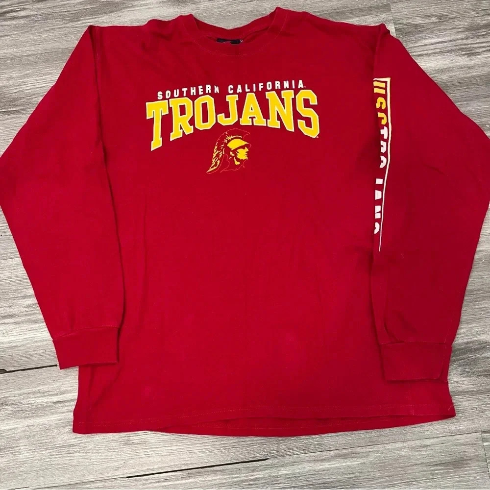 Vintage TSI Sportswear USC Trojans Long Sleeve Top Size‎ M